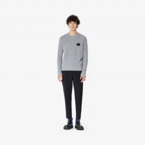 凯卓/Kenzo 灰色 开衫 假日胶囊羊绒眼跳线 F965PU4043XF.95.L