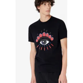 凯卓/Kenzo 黑色 T恤 假日胶囊眼T恤 F965TS0384Y7.99.L