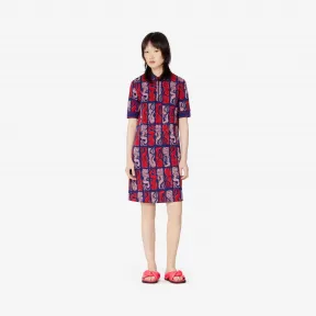 凯卓/Kenzo 深蓝色 连衣裙 美人鱼马球连衣裙 FA52RO840900.77.L