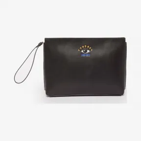 凯卓/Kenzo 黑色 手拿包 眼睛A4手拿包 FA55PM702L37.99.TU