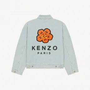 凯卓/Kenzo 'BOKE FLOWER' embroidered denim trucker jacket FC52DV237CEI.64.L