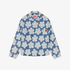 凯卓/Kenzo 'Hana Dots' denim polo shirt FC62DC2349FP.67.S