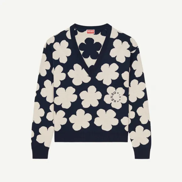 凯卓/Kenzo 'Hana Dots' jacquard jumper FC62PU3263CO.77.L