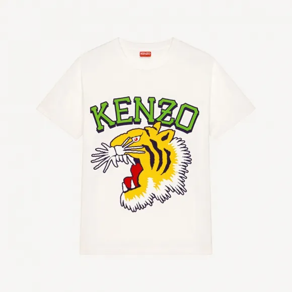 凯卓/Kenzo 'Tiger Varsity' casual T-shirt FC62TS026CSO.02.L