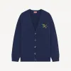 凯卓/Kenzo 'Tiger Tail K' merino wool cardigan FC65CA3423LA.77.L