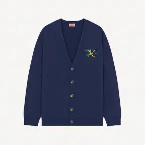 凯卓/Kenzo 'Tiger Tail K' merino wool cardigan FC65CA3423LA.77.L