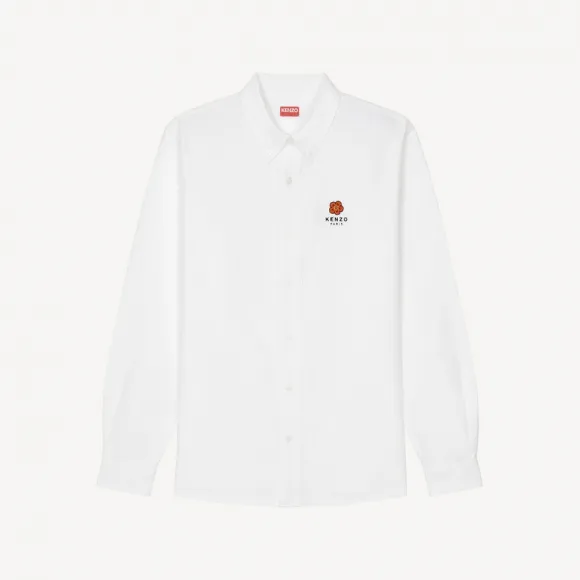 凯卓/Kenzo 'BOKE FLOWER' badge casual shirt FC65CH4099LO.01.38