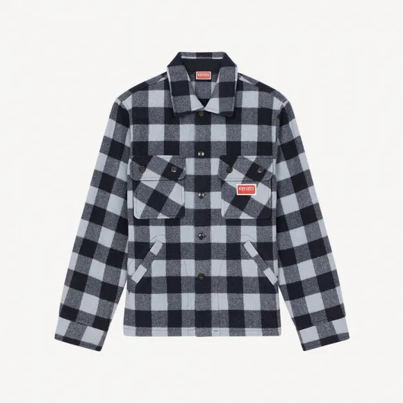 凯卓/Kenzo Check woollen overshirt FC65CH5099CN.64.L