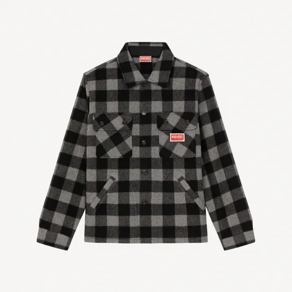 凯卓/Kenzo Check woollen overshirt FC65CH5099CN.96.L