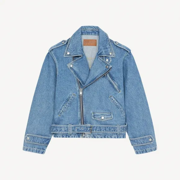 凯卓/Kenzo Denim biker jacket FC65DB3009FI.67.L
