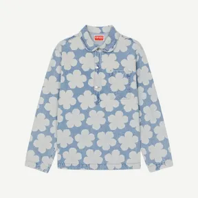 凯卓/Kenzo 'Hana Dots' denim overshirt FC65DC5039GP.64.L