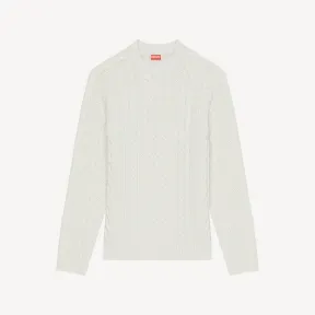 凯卓/Kenzo Cable-knit merino wool jumper FC65PU3063AB.02.L