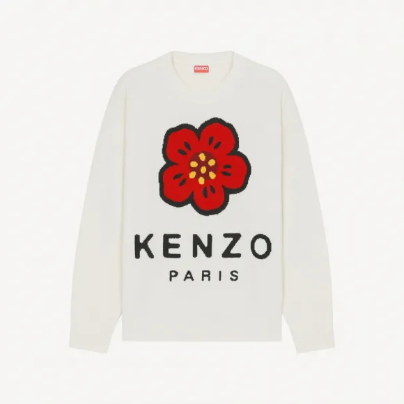 凯卓/Kenzo 'BOKE FLOWER' merino wool jumper FC65PU3453LD.02.L