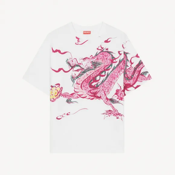 凯卓/Kenzo 'Akae Dragon' T-shirt FC65TS4224SY.01.L