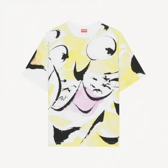 凯卓/Kenzo 'Akae Smiling Tiger' oversize T-shirt FC65TS4294SG.01.L