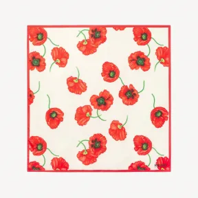 凯卓/Kenzo 'KENZO Poppy' large silk square scarf FC68EW320PFD.01.TU
