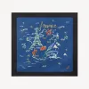 凯卓/Kenzo 'France-Japan' silk square scarf FC68EW320PFI.99.TU