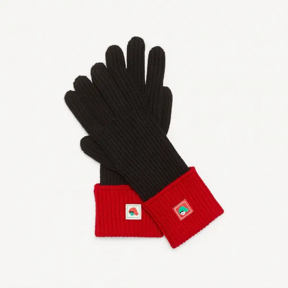 凯卓/Kenzo 'Takada' Crest wool gloves FC68GW160KBB.99.TU