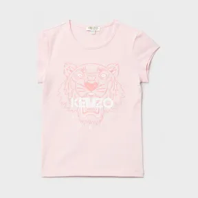 凯卓/Kenzo 儿童 淡粉色 T恤 tiger t恤 L65H10145TIG.33.10A