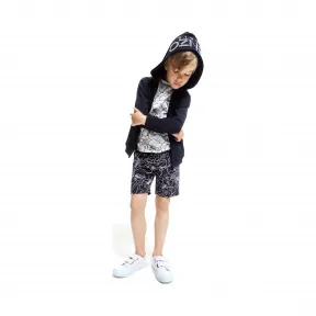 凯卓/Kenzo 男孩 海军蓝 连帽衫 L75J25548G02.76.10A