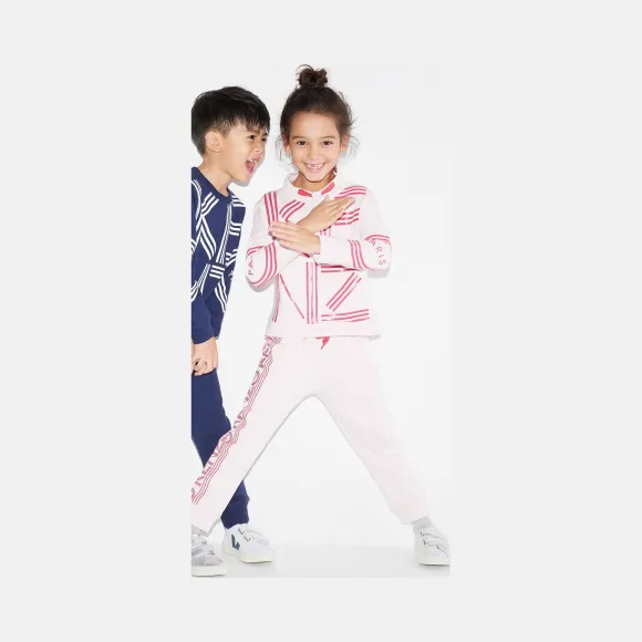 凯卓/Kenzo 女孩 淡粉色 慢跑裤 慢跑 L76K23008F02.34.10A