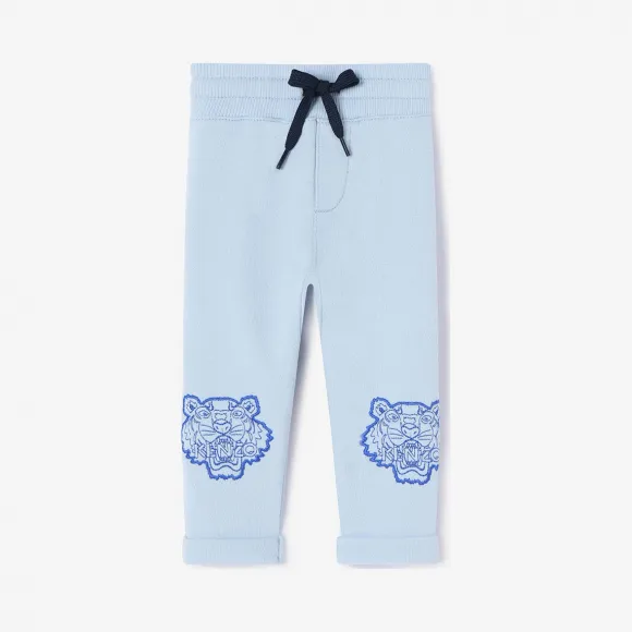 凯卓/Kenzo 男孩 天蓝色 慢跑裤 老虎慢跑裤 L76Z23547G01.64.12M