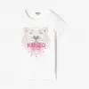 凯卓/Kenzo 女孩 白色 T恤 老虎T恤 L86M10058F03.01.4A
