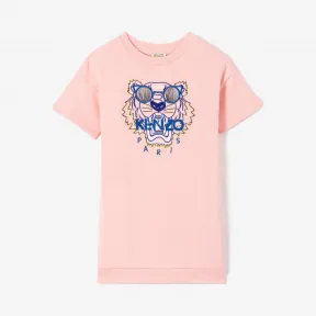 凯卓/Kenzo 女孩 粉红色 连衣裙 蜡老虎连衣裙 L95N30168F03.32.10A
