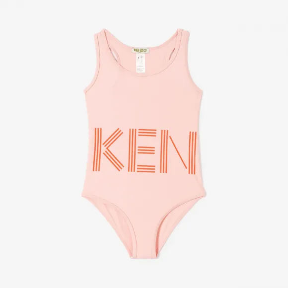 凯卓/Kenzo 女孩 粉红色 泳衣 徽标泳衣 L95N38038F02.32.4A