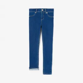 凯卓/Kenzo 女孩 蓝色 牛仔裤 紧身牛仔裤 L96P22058F02.67.10A