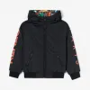凯卓/Kenzo 男孩 黑色 大衣 可逆的“日本龙”？派克大衣 L96P42528G02.99.3A