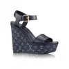 路易威登/Louis Vuitton Waterfall 坡跟凉鞋 1A29FH