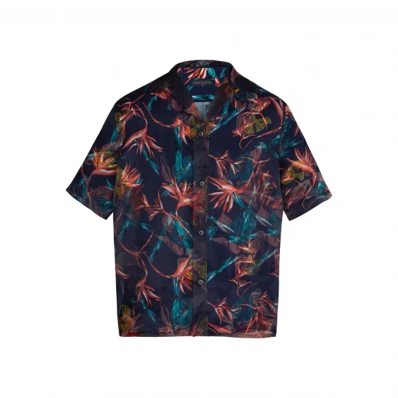路易威登/Louis Vuitton HAWAIIAN LILIES/BAMBOO 双层衬衫 1A413U
