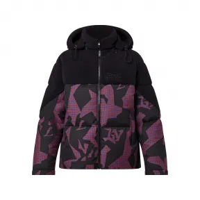 路易威登/Louis Vuitton(LV)  双材质连帽羽绒服 1AATDO