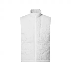 路易威登/Louis Vuitton(LV) Allover Vuitton Snow 羽绒马甲 - 男士 - 成衣 1AAU4G