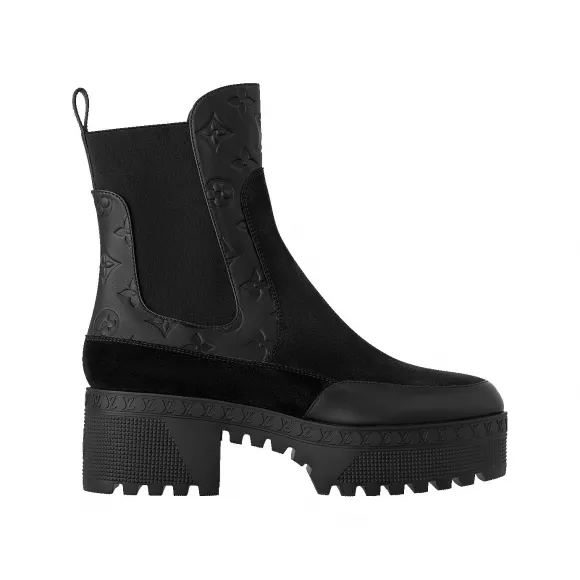 路易威登/Louis Vuitton(LV) Laureate Chelsea 厚底皮靴 - 鞋履系列 1AC7W0