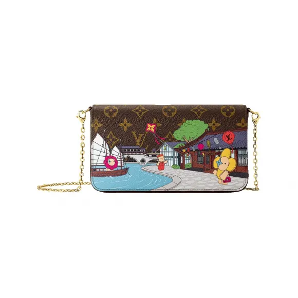 路易威登/Louis Vuitton(LV) POCHETTE FÉLICIE 链条包（中国限定款） - LVMonogram | 路易威登LOUIS VUITTON官方线上旗舰店 M81857