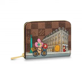 路易威登/Louis Vuitton(LV) 拉链零钱包 Damier Ebène 帆布 - 钱包及小型皮具 N63552