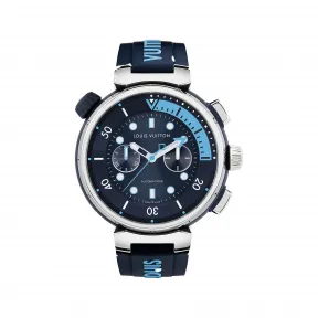 路易威登/Louis Vuitton(LV) Tambour Street Diver Chronograph - 自动机芯、46毫米及精钢 - 经典腕表系列 QA168A