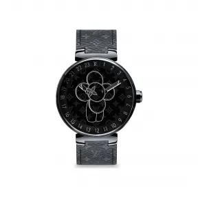 路易威登/Louis Vuitton TAMBOUR HORIZON BLACK 腕表，42毫米 QAAA27