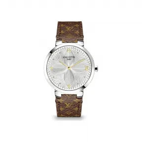 路易威登/Louis Vuitton TAMBOUR SLIM METALLIC FLOWER 腕表，28毫米 QAAA79