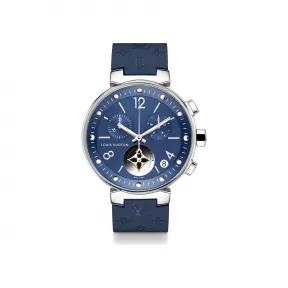 路易威登/Louis Vuitton Tambour Moon Star Blue 计时腕表，39.5毫米 QBBB46
