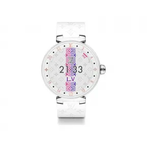 路易威登/Louis Vuitton 二代智能腕表 TAMBOUR HORIZON PURE WHITE，42毫米 QBBB94