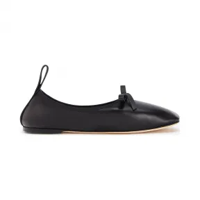 罗意威/Loewe Ballerina Bow黑色 453.10.613