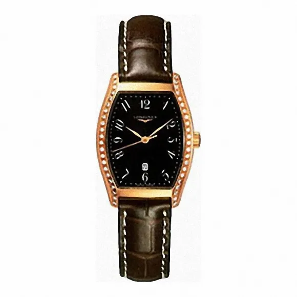 浪琴/Longines 典藏系列 石英 18k玫瑰金镶钻 女表 L2.155.9.53.2