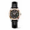 浪琴/Longines 康铂系列 自动机械 18K金 精钢 女表 L2.285.5.56.3