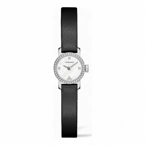 浪琴/Longines 袖珍系列 石英 精钢 镶钻 女表 L2.303.0.87.2