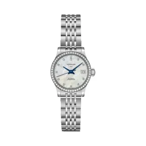 浪琴/Longines 开创者系列 自动机械 精钢 镶钻 女表 L2.320.0.87.6
