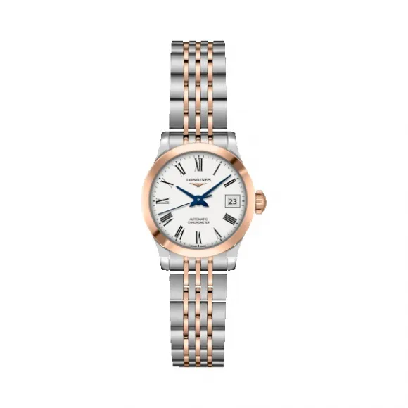 浪琴/Longines 开创者系列 自动机械 18K金 精钢 女表 L2.320.5.11.7