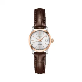 浪琴/Longines 开创者系列 自动机械 18K金 精钢 女表 L2.320.5.72.2